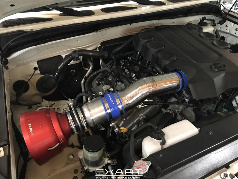 FJクルーザー フロントパイプ＆エアインテーク EXART High Performance Exhaust System