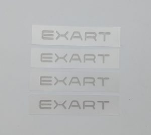 エバース カード ステッカー セット EXART ミニステッカー 70mm シルバー （4枚セット） | EXART – High