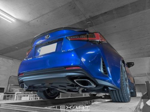 レクサスRC350（後期）EXART ONEマフラー開発スタート！ | EXART