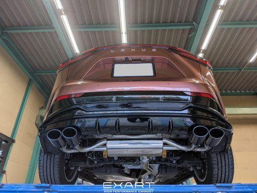 レクサスNX350専用！EXART ONEマフラー「シルキーサウンド」新登場