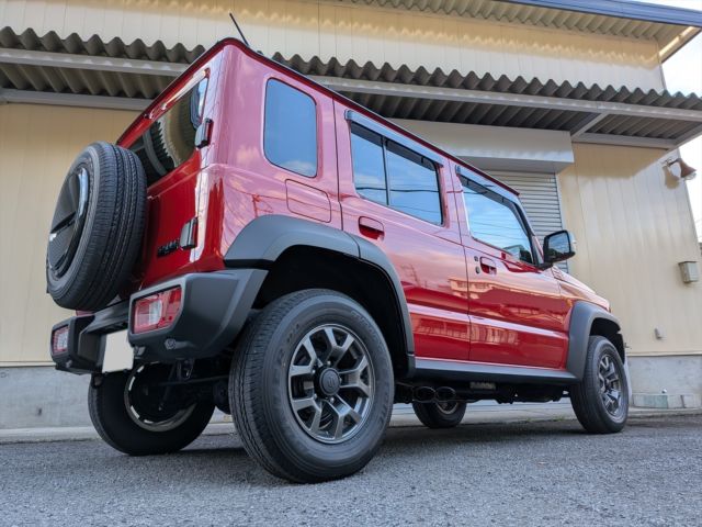 Full compliance for the Suzuki Jimny Nomad (5-door) 5MT!

The wait is over for Jimny Nomad enthusiasts in Japan. Our "EXART ONE Exhaust System" is now officially certified for 5-speed manual transmission models.

This system features a striking side-exit design with premium carbon fiber tips, adding both performance and a sophisticated aesthetic to the Jimny's rugged silhouette. We take precision seriously: each unit is engineered to meet strict Japanese safety standards, ensuring the exhaust tip sits perfectly within the body line.

Experience the masterpiece of craftsmanship and a refined exhaust note that only EXART can deliver.

【適合情報】ジムニーノマド 5MT車 認証取得！

ジムニー5ドア「ノマド」オーナー様へ朗報です！EXART ONEマフラーのラインアップに、5MT車が正式に加わりました。

スタイリッシュなサイド出しレイアウトに、存在感のあるカーボンテールを組み合わせ。サイドステップからの突出量も緻密に計算し、保安基準適合の範囲内で最大限の迫力を追求しています。

職人技が光るTIG溶接の仕上がりと、5MTの走りを際立たせるサウンドをぜひ手に入れてください。

#exart #exart_japan #suzuki #jimny #jimnynomad #jb74 #jb74w #exhaust #muffler