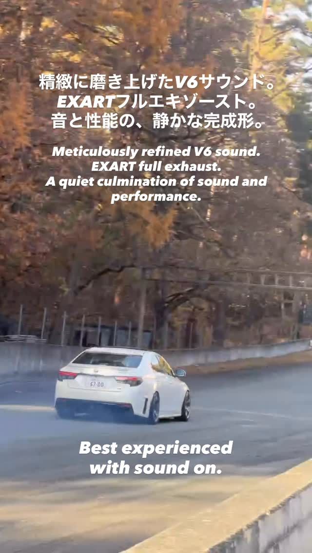 A refined V6 resonance.
EXART full exhaust.
The elegant balance of sound and power.

Best experienced with sound on.

#exart #exart_japan #exartsound #exartivsc #exhaustmanifold