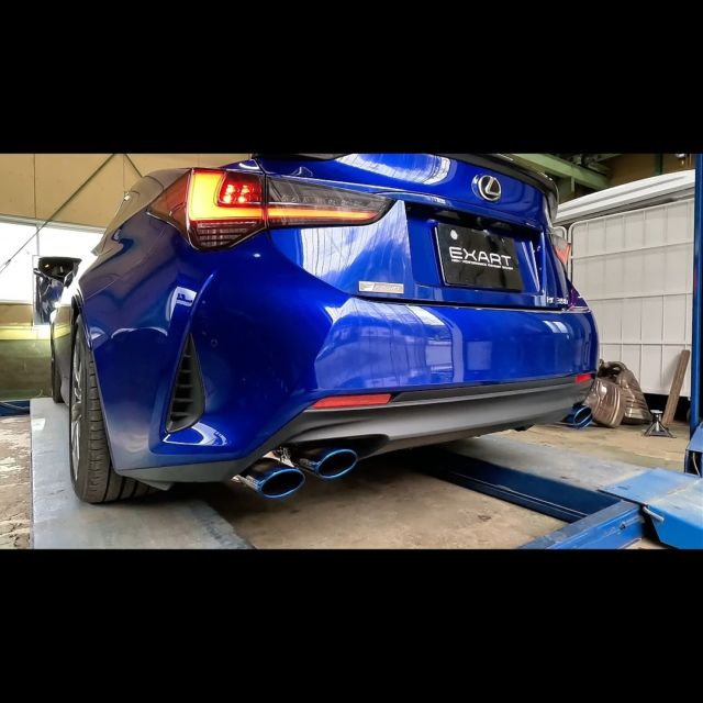 EXART ONE 
F QUAD for Lexus RC350

The long-awaited EXART ONE exhaust for the RC350 is now available.

Engineered to remain street-legal in Japan, this system delivers a refined, sophisticated exhaust note with a sporty edge. We focused not only on sound quality, but also on reducing unpleasant cabin drone to create a more comfortable and mature driving experience.

With its large-capacity silencer and EXART’s exclusive sound tuning, the EXART ONE F QUAD produces controlled volume, crisp high-frequency character, and a mature sports sound without excessive loudness.

For drivers who appreciate both performance and refinement.

#LexusRC350 #RC350 #Lexus #EXART #Exhaust #PerformanceExhaust #LexusPerformance #JDM #SportExhaust #CarEnthusiast