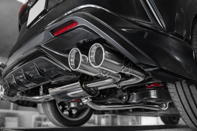 A refined quad-exit look for the Lexus RX350 F SPORT.

We installed the EXART ONE Muffler on the 5BA-TALA15, designed for the TRD rear diffuser. This setup has become one of our standard favorites for the RX, thanks to its clean fitment and well-balanced rear styling.

The stainless tail finish adds a sharp, premium accent to the rear view, while the layout underneath is carefully arranged to follow the limited space of the chassis with proper clearance.

Not just for appearance, but for a finish that feels natural on the car.
Street legal and built to match the character of the RX350.

#exart #exart_japan #lexus #lexusrx #lexusrx350 #rx350 #tala15 #fsport #exhaust #quadexhaust #stainlesstail #precisionfitment #lexuscustom #jdm